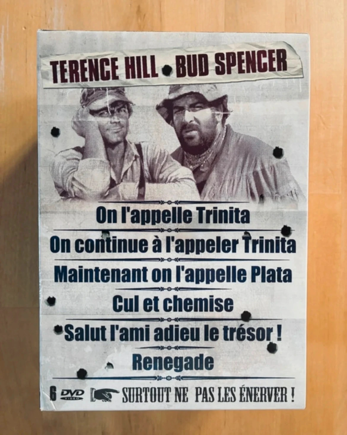 Coffret 6 DVD Terence Hill et Bud Spencer.